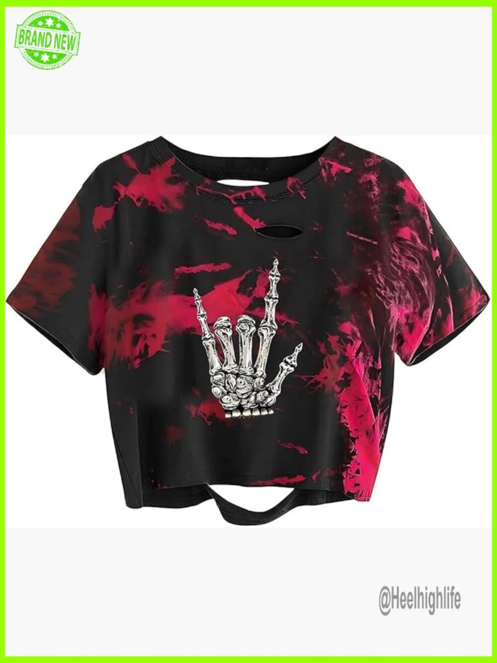 Oversized Crop Tshirt Short-Sleeve Vintage Boxy Tee Shirts